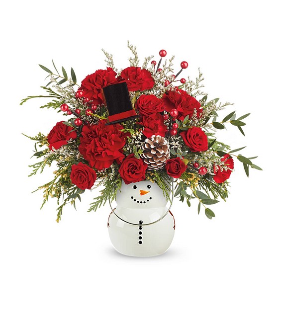 Send A Hug Frosty Glow Bouquet